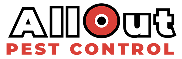 All Out Pest Control White Logo