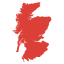 Scotland icon in red