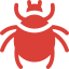 mite icon in red